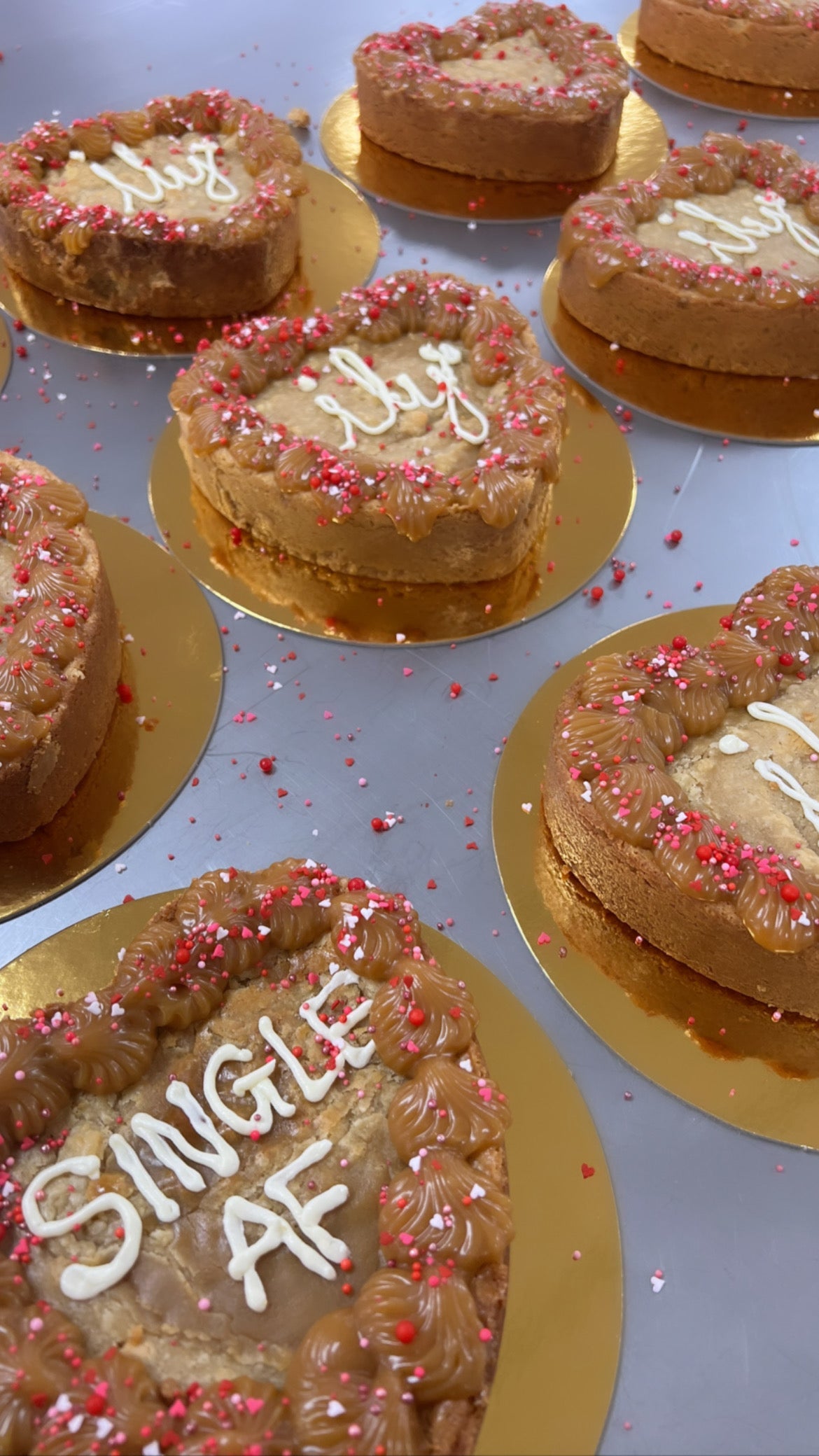GLUTEN FREE Blondie Heart (2 sizes available)