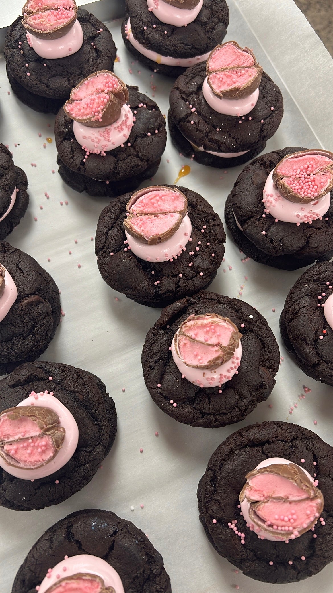 Pinky Cookie Sammies