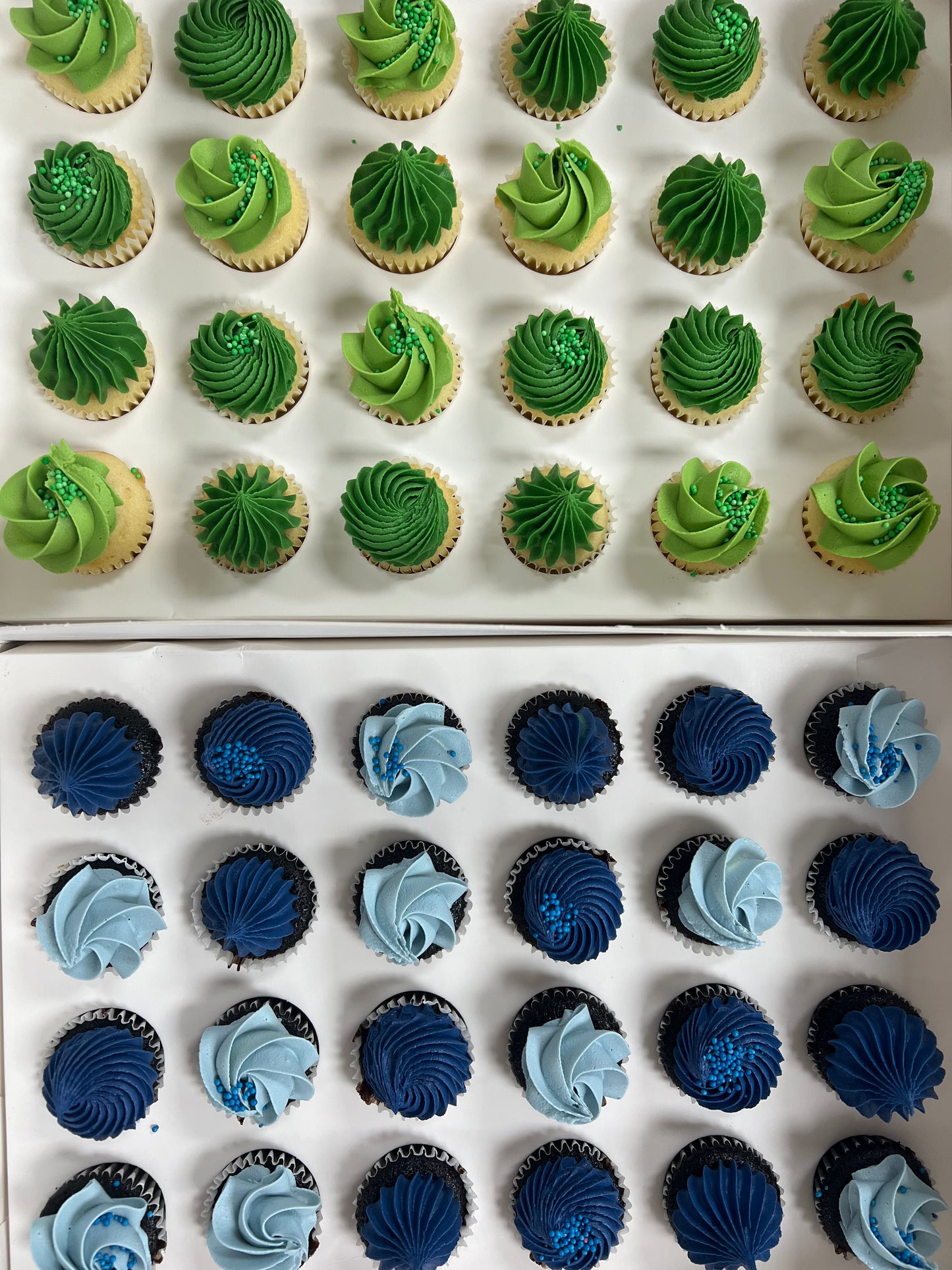 MINI CUSTOM CUPCAKES (YOU PICK THE COLOUR!)