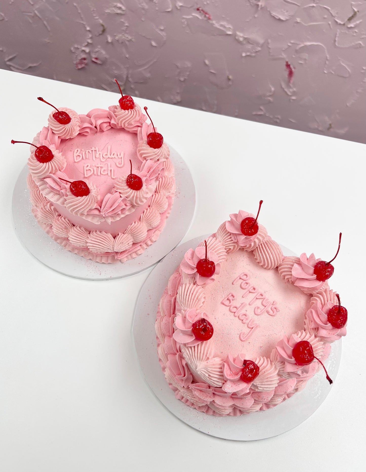 Maximum Frilly Heart with cherries!