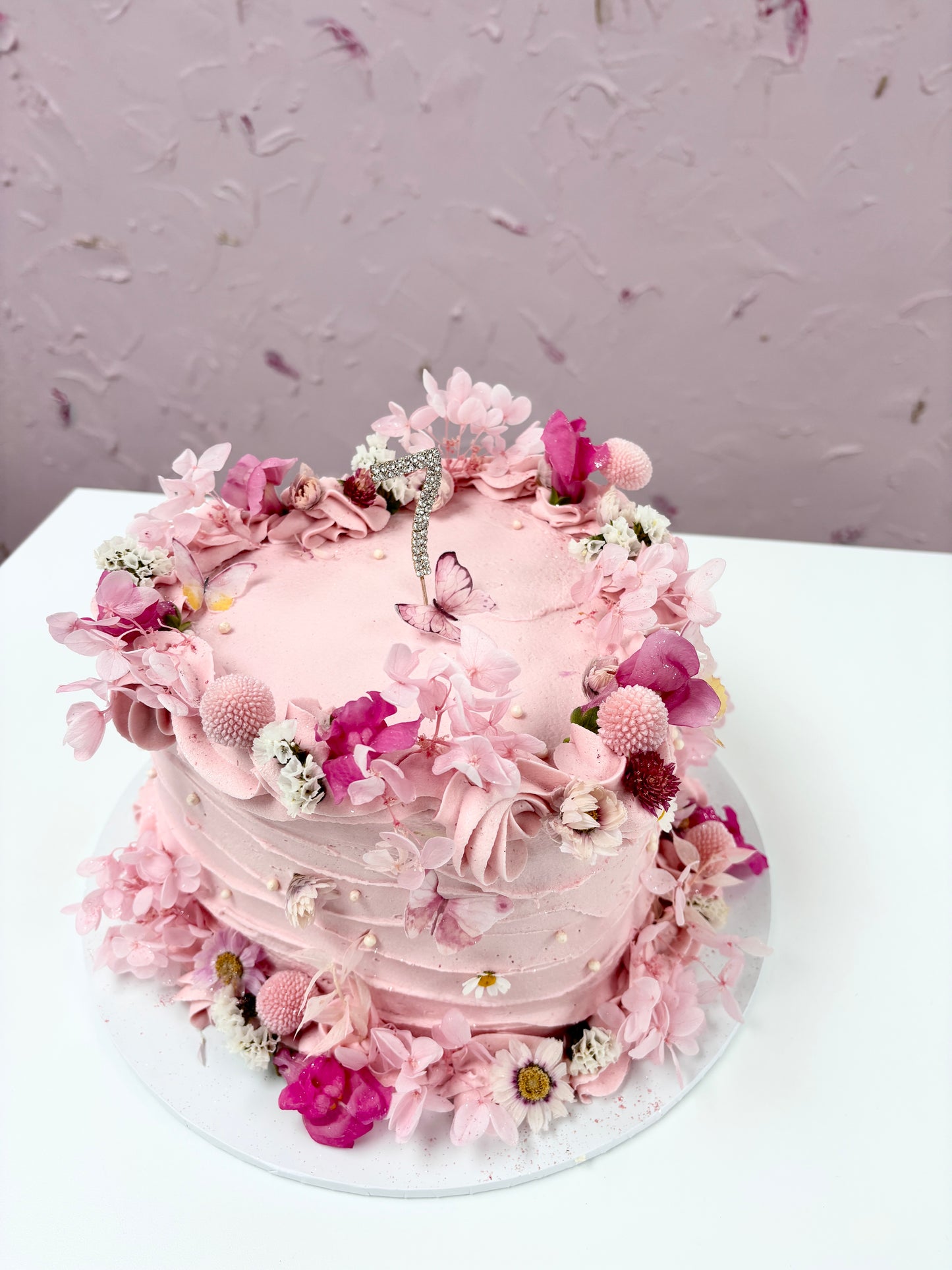 HEART Dainty Fairy Floral Cake
