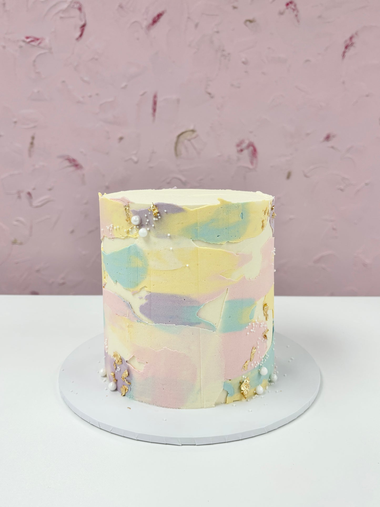 Pastel Textured Blank Canvas! (Add your own florals, toys, toppers or candles)