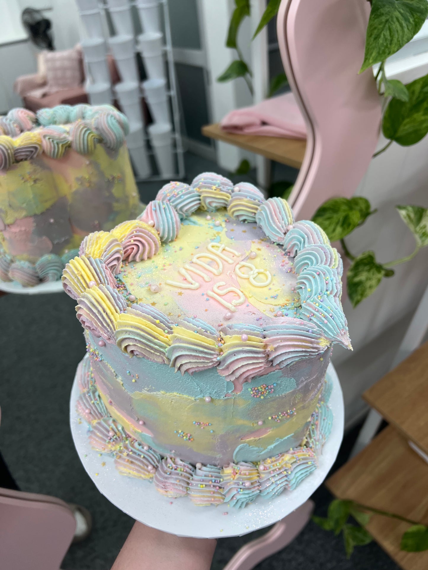 Pastel Paddle Pop Frilly Heart