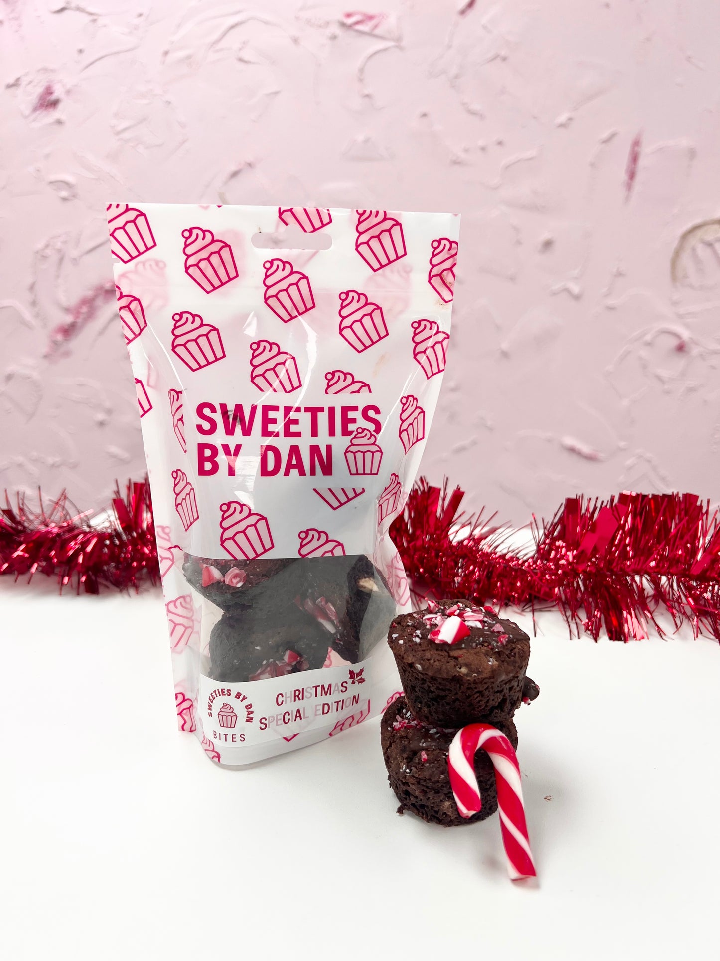 XMAS Peppermint Brownie Bites