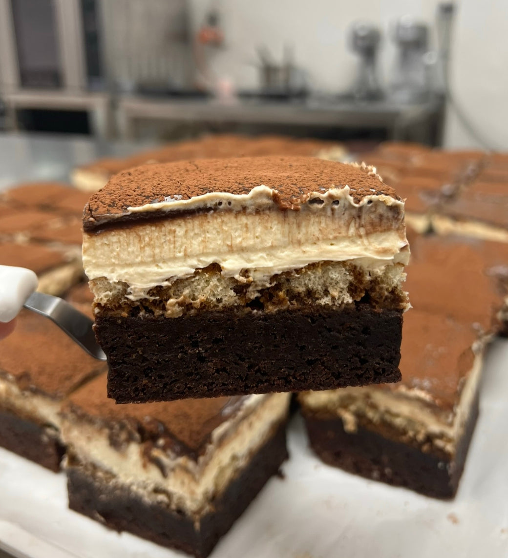 Full Uncut Slab Tiramisu Brownie