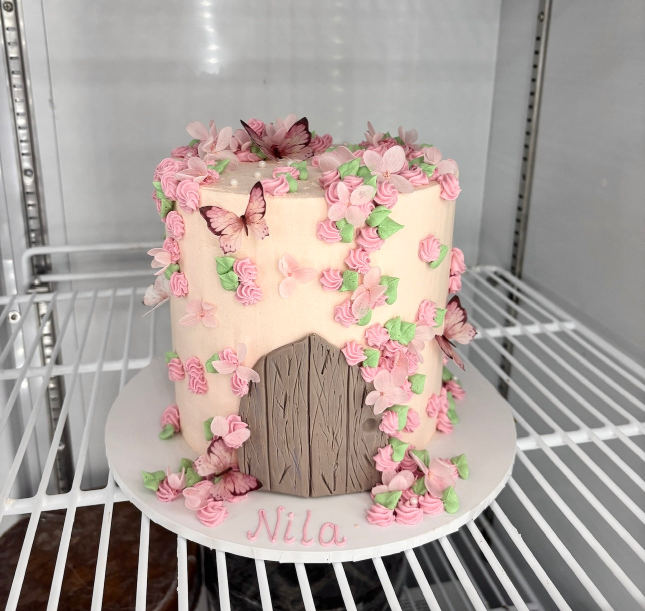 Enchanted Floral Fairy Door
