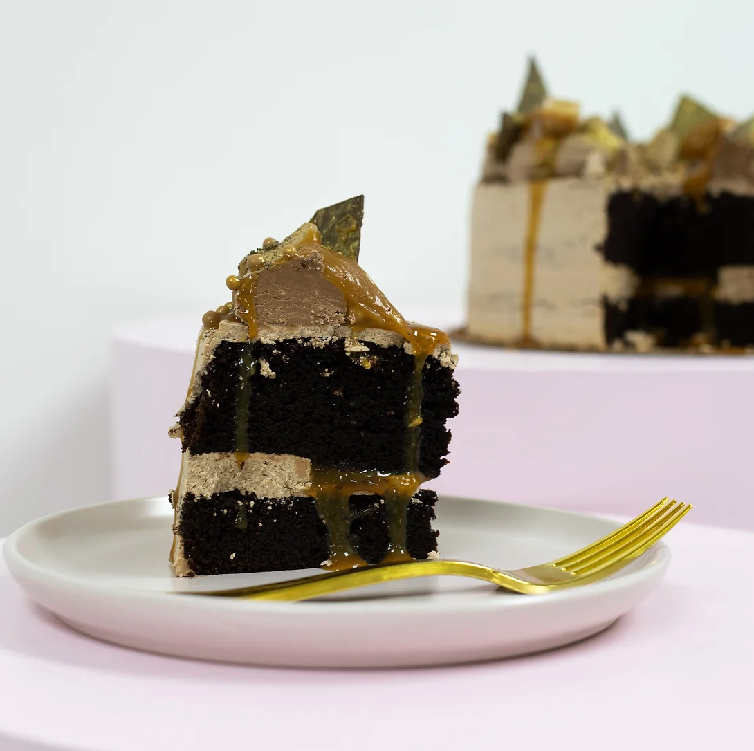 Choc Salted Caramel Celebration Cake