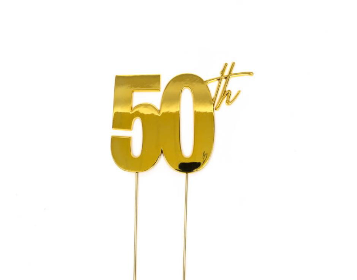 ADD ON: METAL CAKE TOPPERS