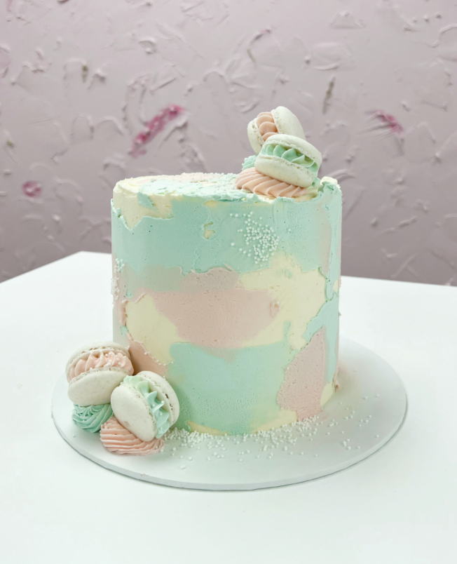 Gender Reveal Cake