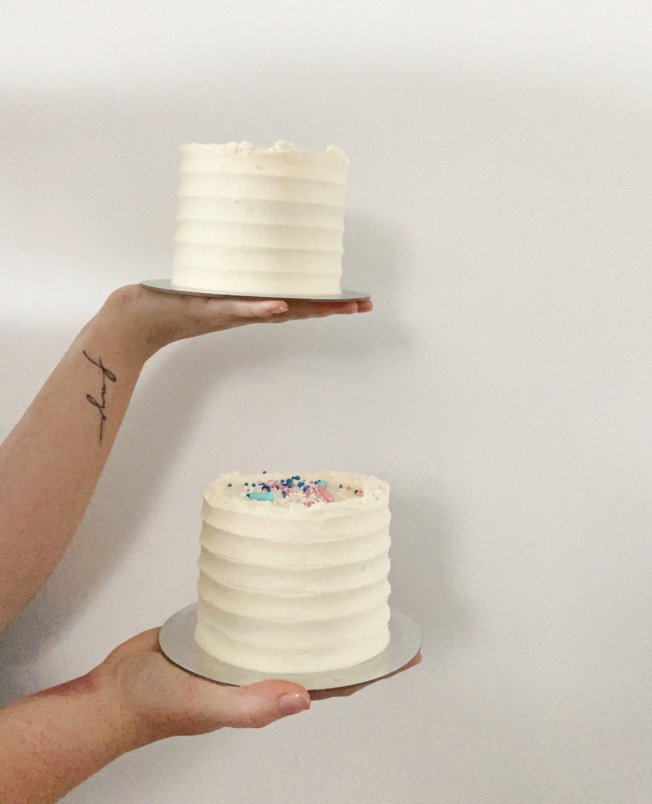 MINI Gender Reveal Cake