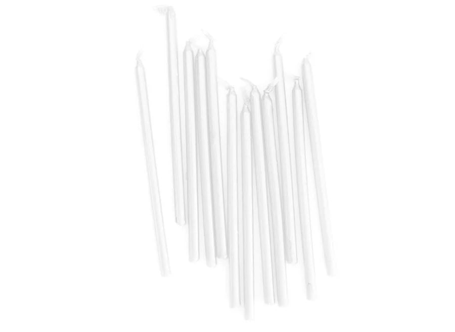 ADD ON: TALL SKINNY PEARL WHITE CANDLES