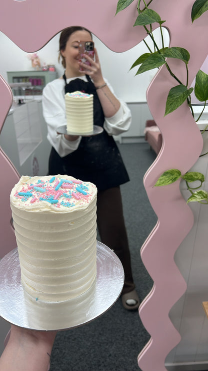 MINI Gender Reveal Cake