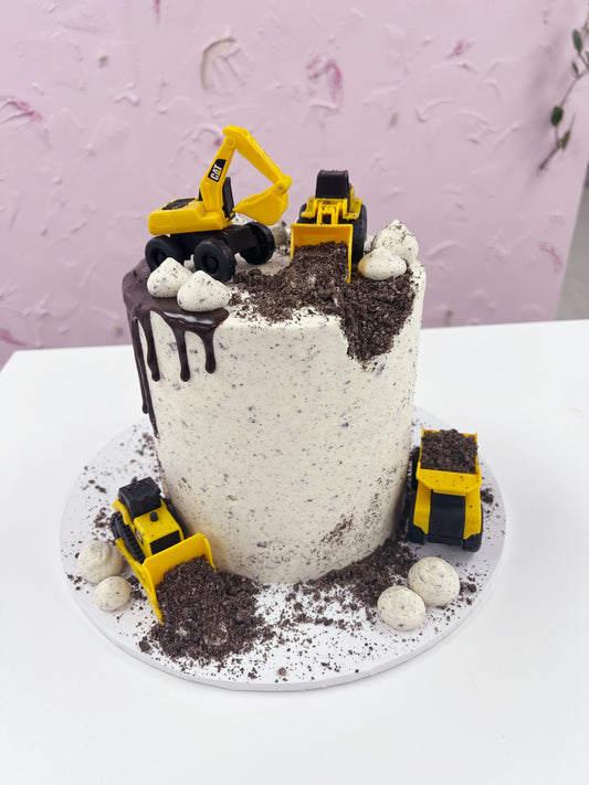 Cookies & Cream Construction Cake
