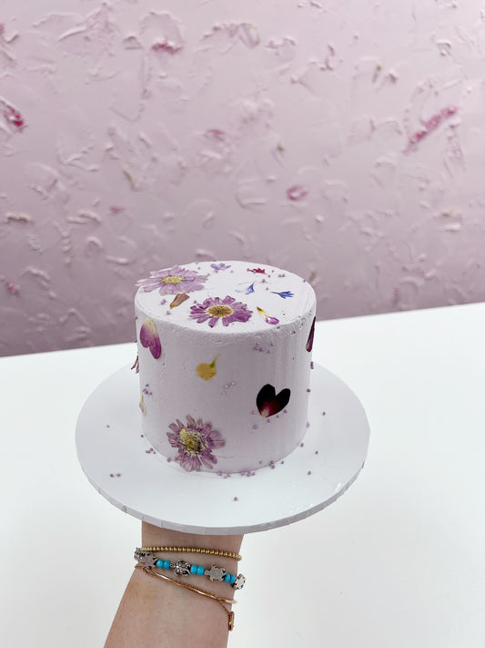 MINI Pressed Floral Cake