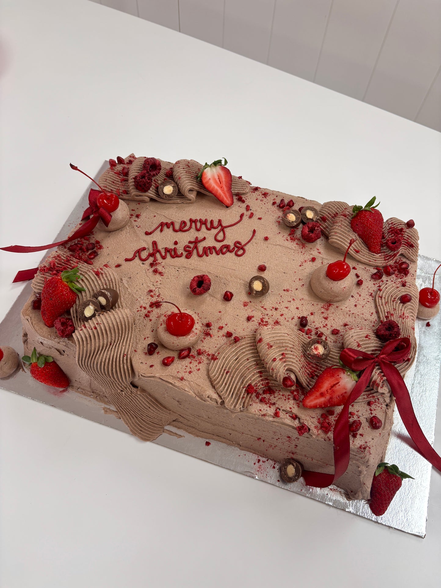 Black Forest Slab Cake