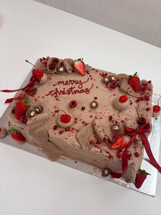 Black Forest Slab Cake