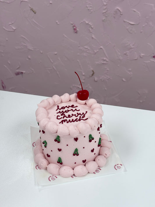 Mini "love you cherry much" Cake