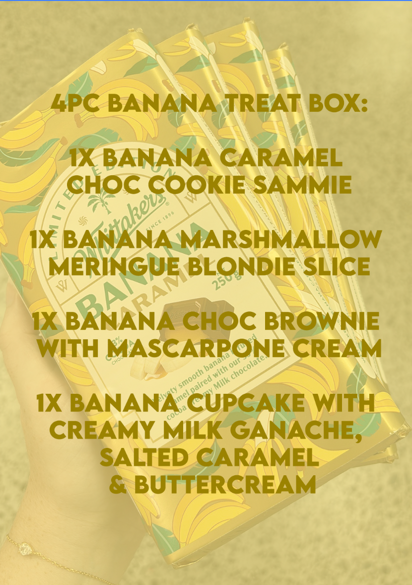 Special Edition: 4pc Whittakers Banana Treat Box