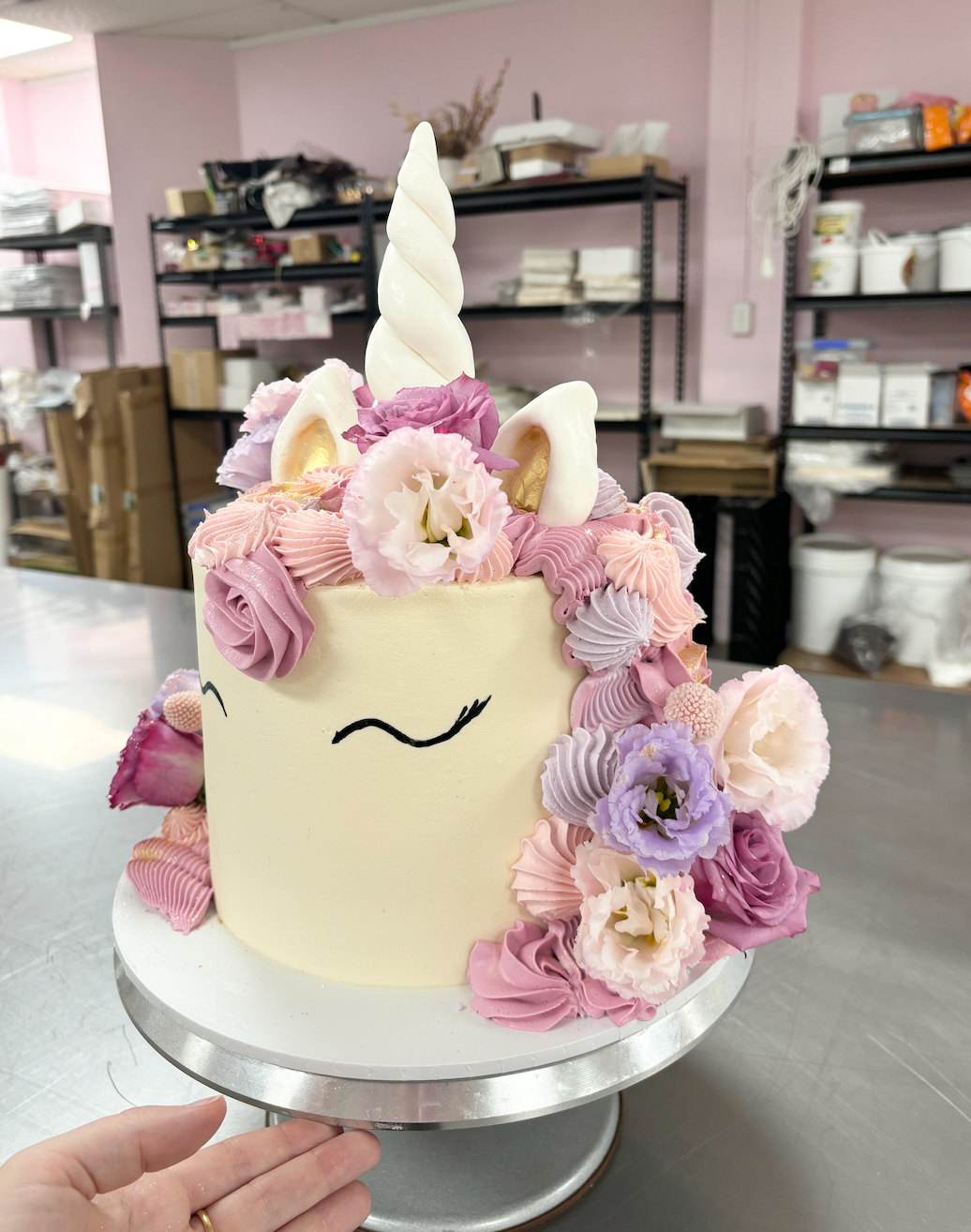 FLORAL Unicorn Cake