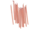 ADD ON: TALL SKINNY ROSE GOLD CANDLES